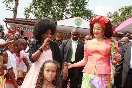 Bams et Chantal Biya
