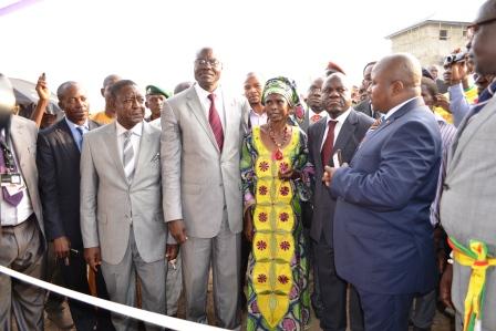 Inauguration de la maison par le président de la Fédération