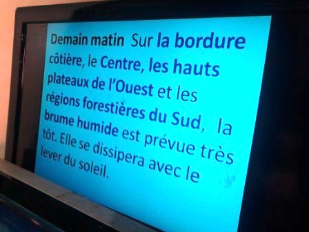 prévisions