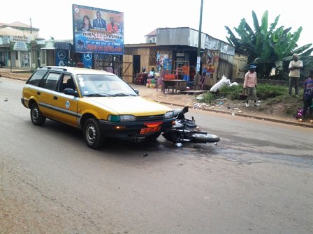 Accident de Noel, quartier Biyemassi, Yaoundé