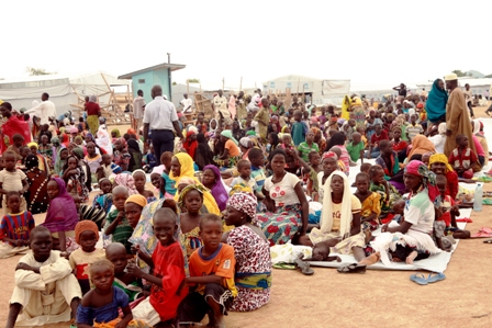 Un des Camps de Réfugiés au Cameroun