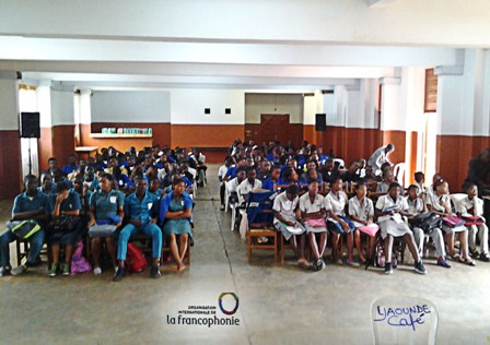 Elèves des clubs Francophonie de Yaoundé