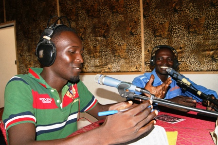 Dagui et Yaya en studio