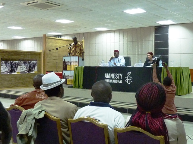 Yaoundé, Hôtel La Falaise, 16 Septembre 2015. Crédits Photos-Amnesty International