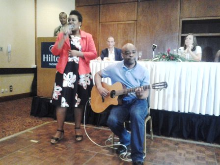 Coco Mbassi et Serge Ngando Mpondo
