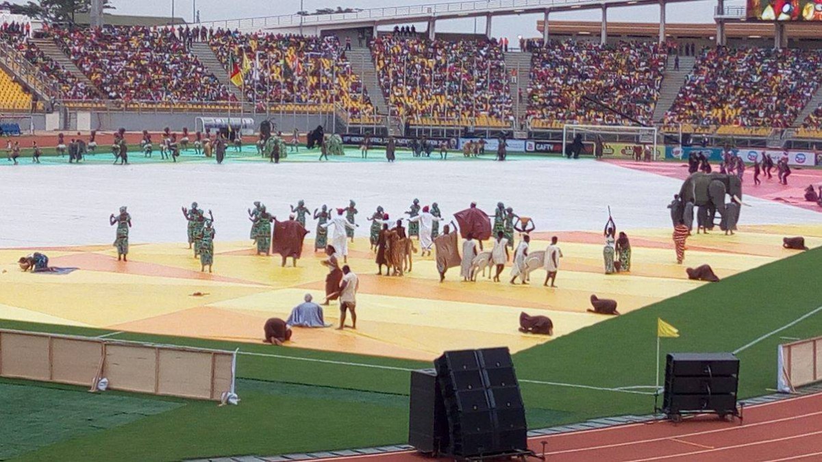Les colombes du Stade Omnisports de Yaoundé.